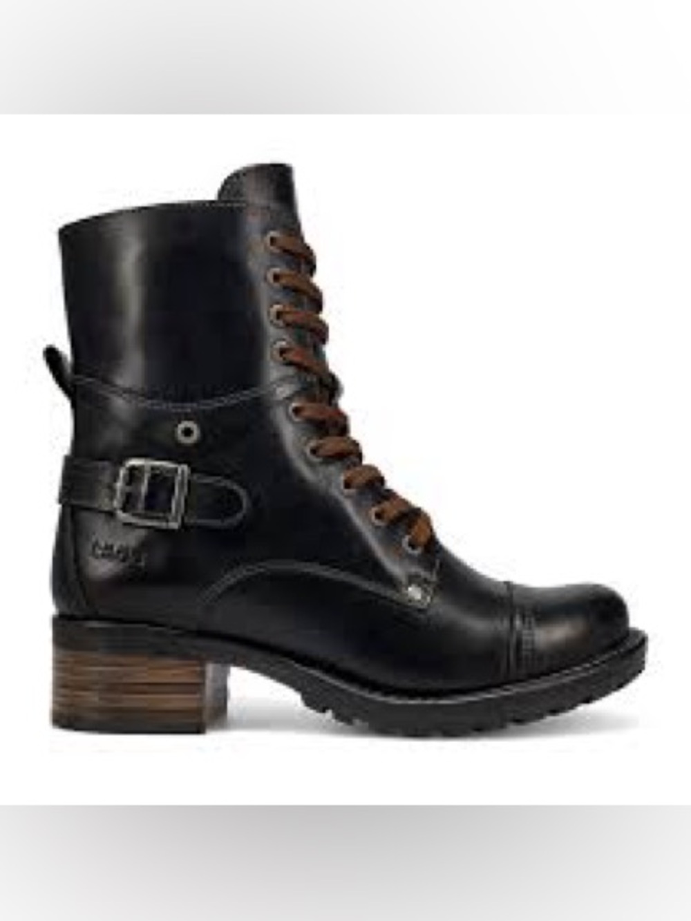 Taos NWOT Crave Black Leather Ankle Boots Sz 41, 10 US